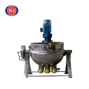 Industrial Gas Type Marmita Cooking Pot For Jam Meat Processing Machinery