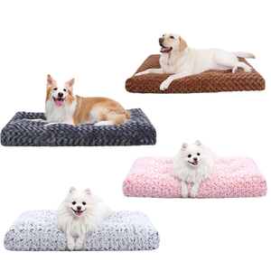 大型犬用クレートパッドベッドマット、小型犬、中型犬、大型犬、猫用、おしゃれなフォームペットベッド、ケネルパッド、人間用 - Product Image 4