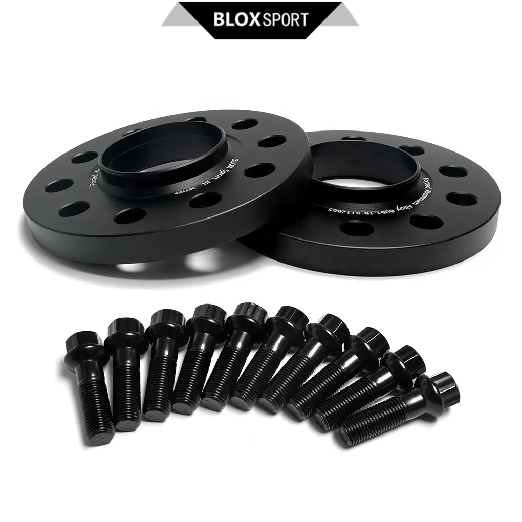 Forged Aluminum Alloy 6061T6 Wheel Spacer 5 × 4.5 "Mercedes-Benz C63 S AMG Coupe C205 | Black Color | 5 × 112 CB66.5 + Longer Bolt