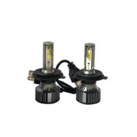Ampoule de phare LED H4 à haute luminosité, double faisceau, 35W, 6000K, 2000-2800LM, DC 9-32V, kit de conversion de phare LED pour voiture, camion, SUV