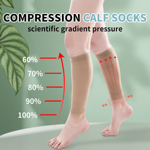 Chaussettes de compression médicale OEM 20-30 mmHg respirantes pour le soin, les voyages et le sport, hauteur genou - Product Image 2