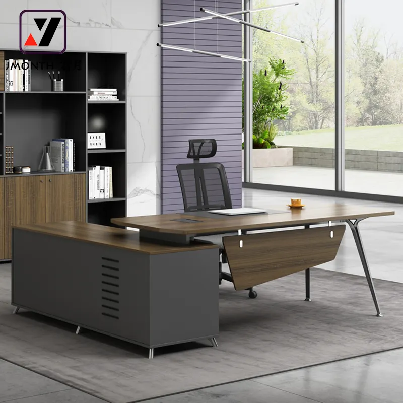 Modernes Design Büro Schreibtisch möbel mit Lagers chrank Ceo Director Manager Executive Schreibtisch Büro tisch Boss Executive Desk