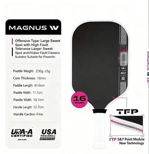 <span class=keywords><strong>Raquette</strong></span> de pickleball Ben Johns Pro IV 2026, épaisseur 16 mm, GEN 4, noyau en mousse TFP, fibre de carbone brute Toray T700, certification américaine - Product Image 3