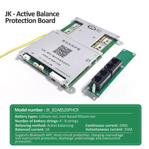 ระบบจัดการแบตเตอรี่บ้านพลังงานแสงอาทิตย์ Bluetooth Smart APP Monitor JK-B2A8S-20PHCR 4S 8S 200A 2A Active Balance RS485 CAN พร้อมระบบทำความร้อน - Product Image 6