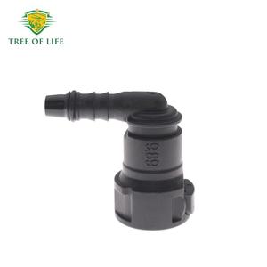 Tree Of Life Fuel Line <b>Quick</b> <b>Connector</b> 90 Degree Nylon Hose Fitting For ID6 9.89 Ford Vehicles - Product Image 5