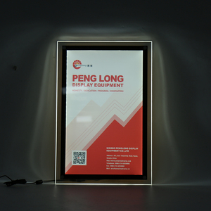 Boîte lumineuse publicitaire rectangulaire moderne en acrylique LED pour l'<span class=keywords><strong>immobilier</strong></span>, idéale pour les cadres photo et les menus - Product Image 1