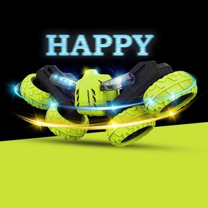 Coche de control remoto de 2,4 GHZ, Mini coche de acrobacias RC giratorio de 360 grados con palabras de luz LED, 4 modos de demostración para niños - Product Image 5