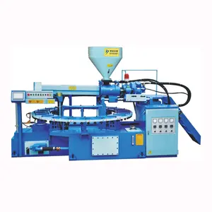 DEYU brand DY1120 single color cheap PVC rotary shoe sole injection molding machine