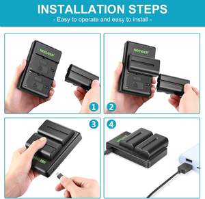 Chargeur de batterie <span class=keywords><strong>NEEWER</strong></span> pour <span class=keywords><strong>Sony</strong></span> NP-F550, compatible avec les accessoires d'appareil photo NP-F970 F750 F770 - Product Image 6