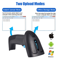 Lecteur de codes-barres CMOS 2D compact OEM CE FCC ROHS CB USB filaire portable robuste
