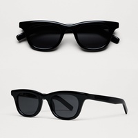 LBASHADES 2602 Lunettes de soleil unisexes de luxe de haute qualité, classiques, à monture intégrale en acétate, protection UV400, logo personnalisé