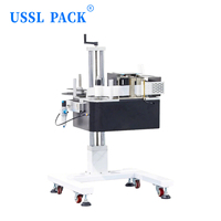 Machine d'étiquetage automatique à grande vitesse ALP-6000 à moteur électrique pour bouteilles, produits de forme irrégulière, aliments et boissons