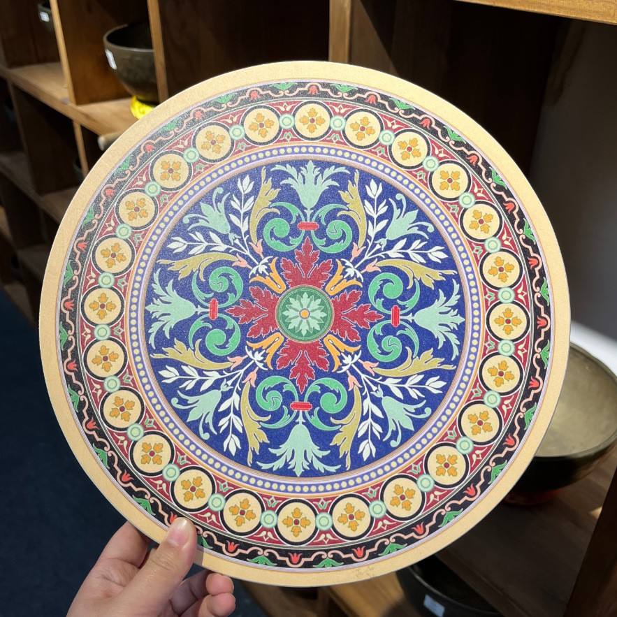 29cm - Back Galactic Black Hole+Front Yellow Flower