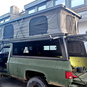 <span class=keywords><strong>Camping</strong></span>-<span class=keywords><strong>car</strong></span> tout-terrain pliable grand format avec ouverture automatique rapide, toile en coton polyester 280g pour les voyages, installation facile - Product Image 3