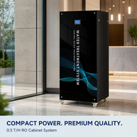 Système compact de purification d'eau par osmose inverse 0,5T, 220V, purificateur d'eau RO industriel, verre trempé, qualité supérieure