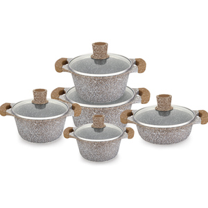 Ucclife OEM canh nồi đồ nấu nướng không dính 10 cái Granite tùy chỉnh - Product Image 2