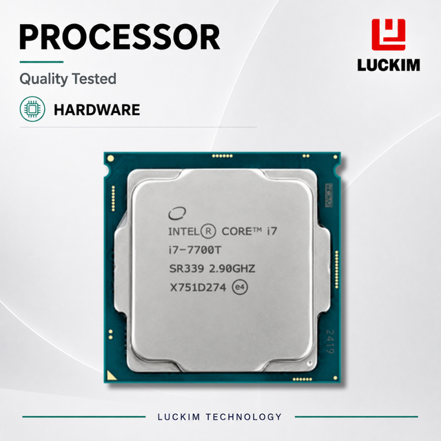 I7-7700T Desktop Processor 4 Core 8 Thread 2.9GHz 8MB Cache LGA1151 CPU 35W DDR4