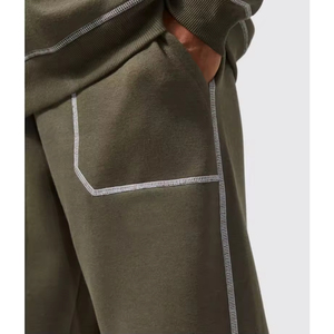 Pantalon de jogging athlétique personnalisé, coupe ample, patte d'éléphant, pour homme, style cargo - Product Image 2