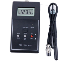 Compteur de Gauss numérique HT-20 Gamme de compteurs Tesla 0 ~ 200mT ~ 2000mT Plage de fréquence 10Hz ~ 200HZ HT20