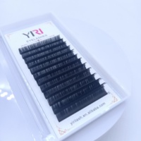 J B C CC D DD L LC LD M Curl Easy Fan Extension de Cils Doux 0.05mm Cachemire Logo Personnalisé Extensions de Cils