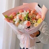 Papier d'emballage en soie nuage de couleur unie, style coréen 'Premier Amour', avec finition mate 'Brouillard du Matin' élégante de style européen