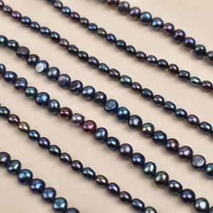 สร้อยคอมุกน้ำจืดสองด้าน ประดับด้วยลูกปัดข้าวสีเขียวมรกต ขนาด 40 ซม. คุณภาพสูง พร้อมแสงประกาย  ลดราคาพิเศษต้อนรับปีใหม่ - Product Image 4