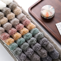Textile de maison Polyester personnalisé imprimé en peluche tissu canapé housse de coussin velours côtelé tissu de siège
