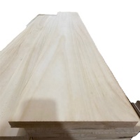 Prix d'usine Bois massif Paulownia Bois Jointé Paulownia Panneau Batten en bois massif