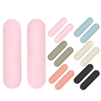 COMANA Premium – Ensemble d'haltères et barres de Pilates en silicone super doux pour la maison et la salle de sport