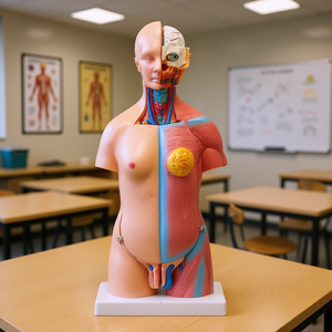 Modelo de Anatomía del Torso Humano de 18 Pulgadas con 23 Órganos Extraíbles, Herramienta Educativa de Ciencias Médicas para Estudiantes - Product Image 2
