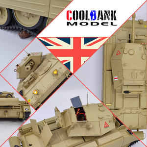 Char de combat RC Coolbank à l'échelle 1/16, Crusader Mk.III, 360 °   Jouets télécommandés avec effets de fumée et de lumière, modèle pour adultes, amateurs et collectionneurs - Product Image 5