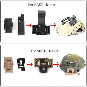 Lampe de casque tactique à LED rouge/vert/blanc/IR, accessoires de casque <span class=keywords><strong>Softair</strong></span>, lampes de poche tactiques, lumière de casque LED tactique - Product Image 5