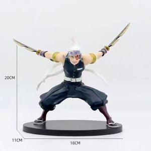 Série de figurines Demon Slayer Tanjiro Cheveux noirs Zenitsu Izanami Kyojuro Rengoku <span class=keywords><strong>Mitsuri</strong></span> Kanroji Modèles en verre de collection Japon - Product Image 4