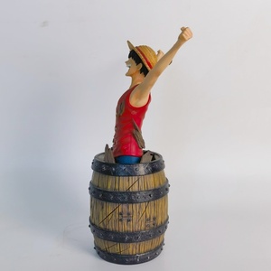 Figura Coleccionable de Luffy Sonriente, Hecha a Mano con Resina Fina, Pintada a Mano, para Decoración de Gabinete de Licores, Porche, TV y Cine - Product Image 5