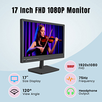 Monitor LED de Escritorio FEIHE de 17 Pulgadas con Panel TN Full HD, Altavoz Integrado, 120% SRGB, Tiempo de Respuesta de 2ms - Nuevo