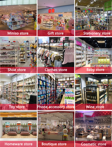 Cổ Miniso Sản phẩm thương mại hiển thị cửa hàng <span class=keywords><strong>Rack</strong></span> cho cửa hàng bách hóa bán buôn cửa hàng Kệ thiết kế nhà sản xuất - Product Image 6