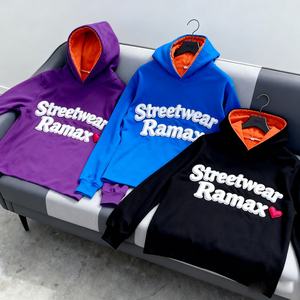 Wholesale Custom 3D for Puff Print Oversized Hoodie Unisex Heavyweight Sweatshirts with Foam Printing Logo Men's Pullover for <b>Wi</b> - Product Image 1