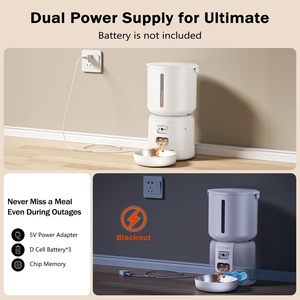 New Series 4L Battery Automatic <b>Cat</b> <b>Feeder</b> Voice Recording Wireless Smart Pet <b>Feeder</b> - Product Image 4