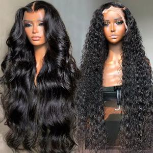 Wholesale 13x4 Full HD Lace Frontal Wigs for Black Women Glueless Body Raw Indian <b>Hair</b> Wigs Natural Lace Front Wig Human <b>Hair</b> - Product Image 1