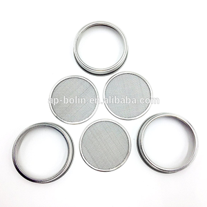 Protège-aliments en acier inoxydable 304, couvercles à lames pour pot à maçon à large bouche 82mm 86mm, 2 pièces - Product Image 3