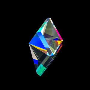 하이 퀄리티 17mm 피라미드 크리스탈 유리 프리즘 핫 세일 광학 색상 굴절 다각형 프리즘 - Product Image 5