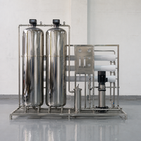 Machine de purification d'eau par osmose inverse industrielle commerciale 1000L/heure, garantie 1 an, pour le traitement de l'eau des lavages automobiles