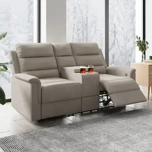 空气皮革躺椅双人沙发套装工厂躺椅现代客厅按摩沙发可躺家居家具