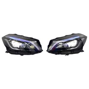 ไฟหน้าสำหรับรถยนต์ A-Class W176 สี 6000k ระบบไฟส่องสว่างยานยนต์ ขายดี ไฟ LED แบบกำหนดเอง ให้ความสว่างสูง ผลิตแสงได้ 6000 ลูเมน - Product Image 1