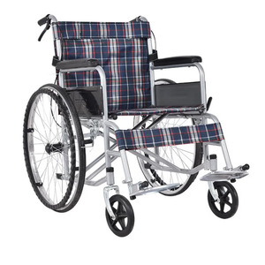 Silla de ruedas manual plegable ligera con inodoro para personas mayores y discapacitadas - Product Image 2