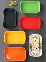 Hot Pot Restaurant Vaisselle Barbecue Buffet Servant 9 Pouces Pile Mélamine Shabu Assiette