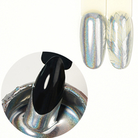 Gel Métallique Laser Professionnel Effet 3D Gel Polish Haute Pigmentation OEM Personnalisable Étiquette Unique Gel Métallique Laser