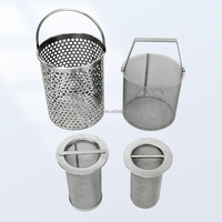 Tube filtrant en métal perforé résistant à la corrosion en acier inoxydable avec noyau en maille
