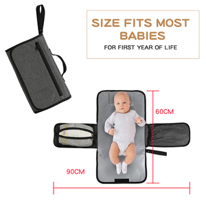 Vente directe <span class=keywords><strong>d</strong></span>'usine, tapis à langer multifonctionnel en polyester imperméable EVA, sac à langer, tapis à langer de voyage pour bébé - Product Image 4