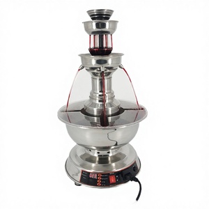 เครื่องอุ่นเครื่องดื่ม เครื่องทำน้ำพุไวน์แดง แชมเปญ เครื่องอุ่นไวน์ 3 ชั้น เครื่องทำน้ำผลไม้แบบน้ำตก สำหรับร้านอาหาร งานปาร์ตี้ - Product Image 3